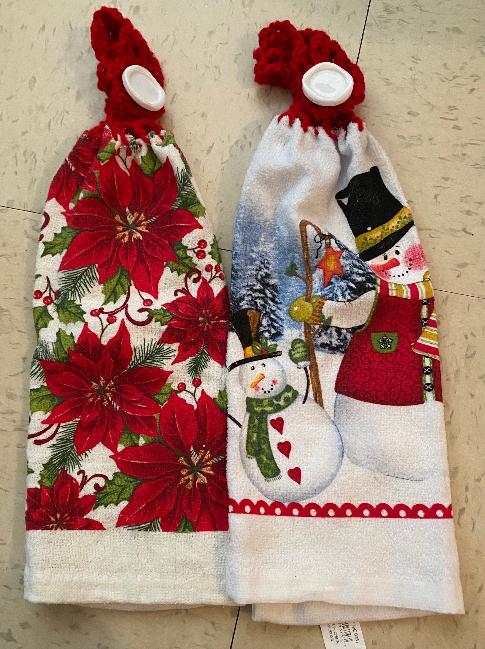 Christmas Hand Towels Etsy