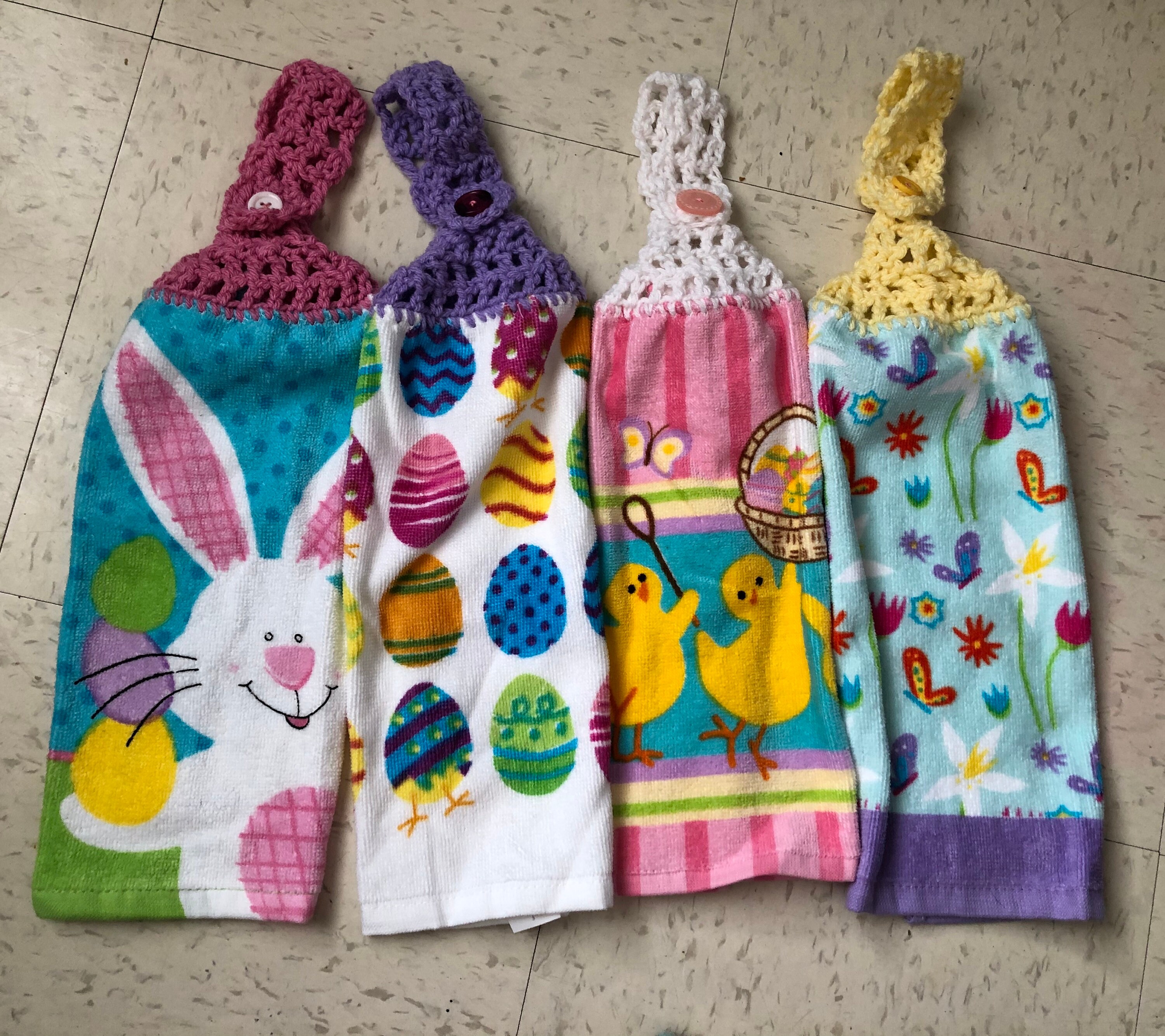 Easter Hand Towels Etsy