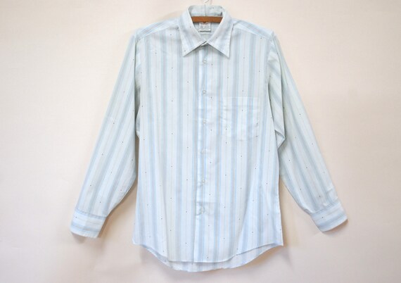 light blue striped dress shirt