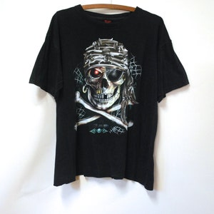 Vintage T-shirt, Size XL, Skull and Crossbones, Skeleton T