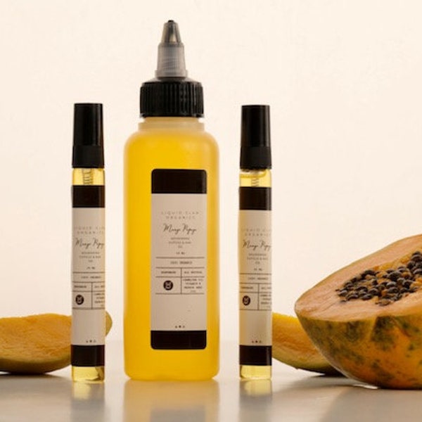 Liquid Gold Nourishing Cuticle Repair Oil- Mango Papaya 10ml or 120ml