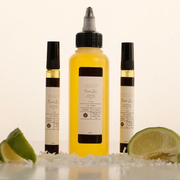 Liquid Gold Nourishing Cuticle Repair Oil- Coconut Lime 10ml or 120ml