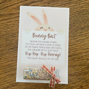 Easter Bunny Bait, Easter Bunny Treats, Bunny Bait Bottle, Easter Gift for Kids, Easter Gift, Easter Party Favor