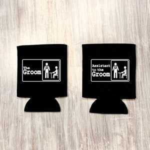 Brudgum och assistent till brudgummen Svg | Den kontorsinspirerade klippfilen | Cricut, Silhouette eller andra skärmaskiner bild 2