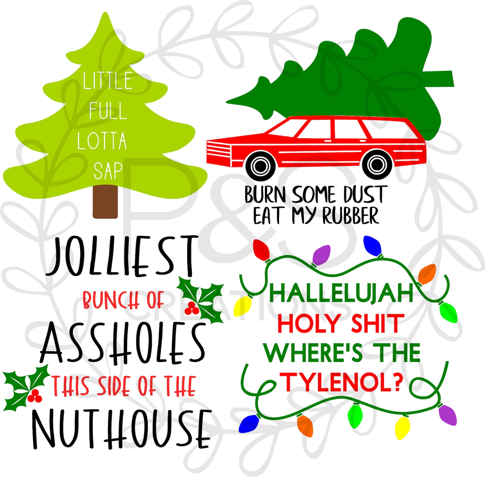 National Lampoon's Christmas Vacation Inspired SVG Cut | Etsy
