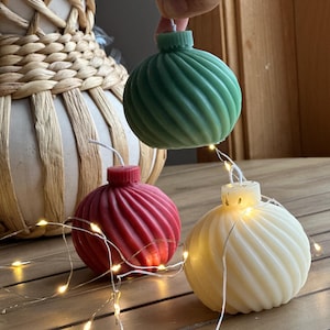 Ornament Candle |Christmas Gift | Christmas Decor | Winter Candle | Gift | Christmas Tree Ornament | Tree Candle