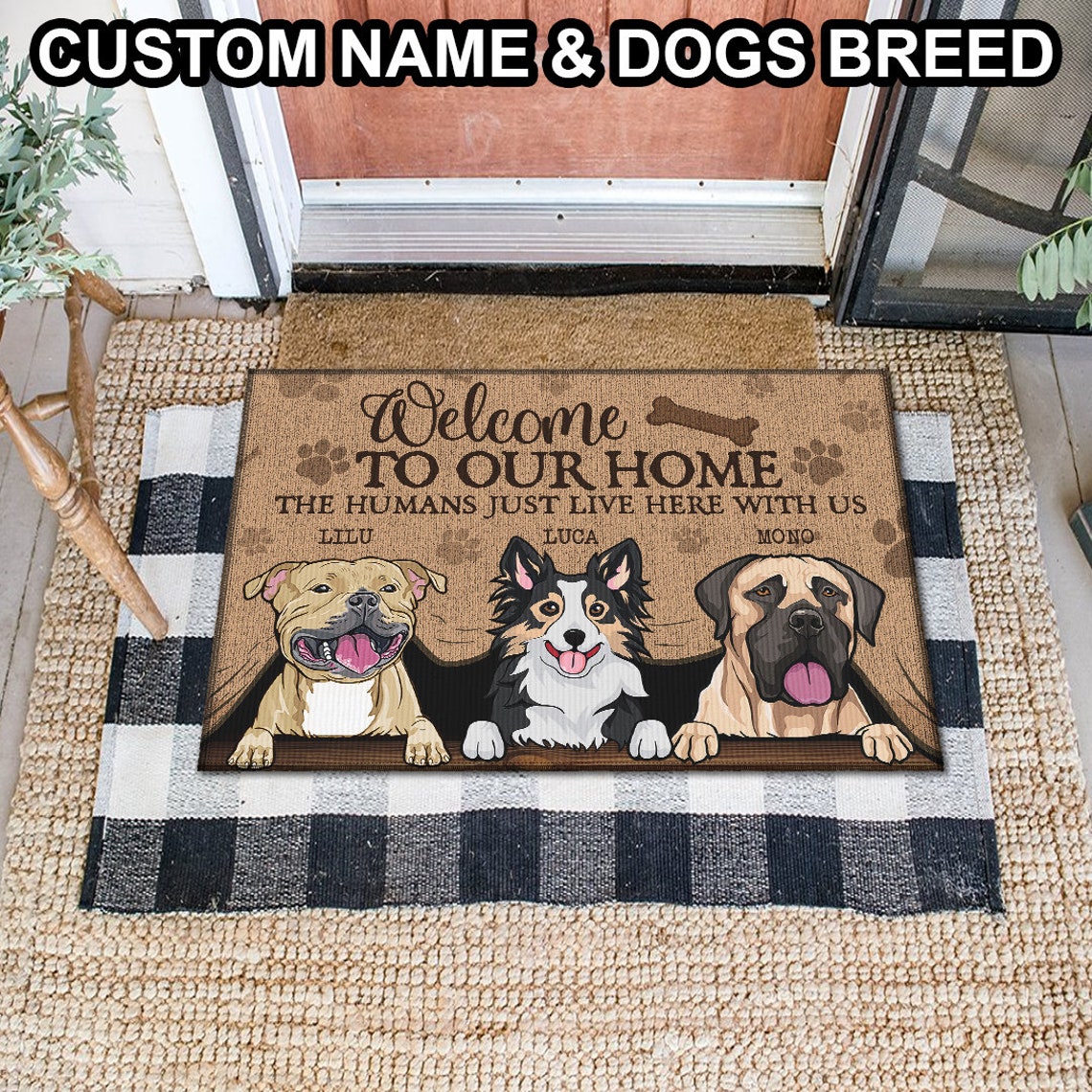 Personalized Dog Doormat Canada at Edward Taylor blog
