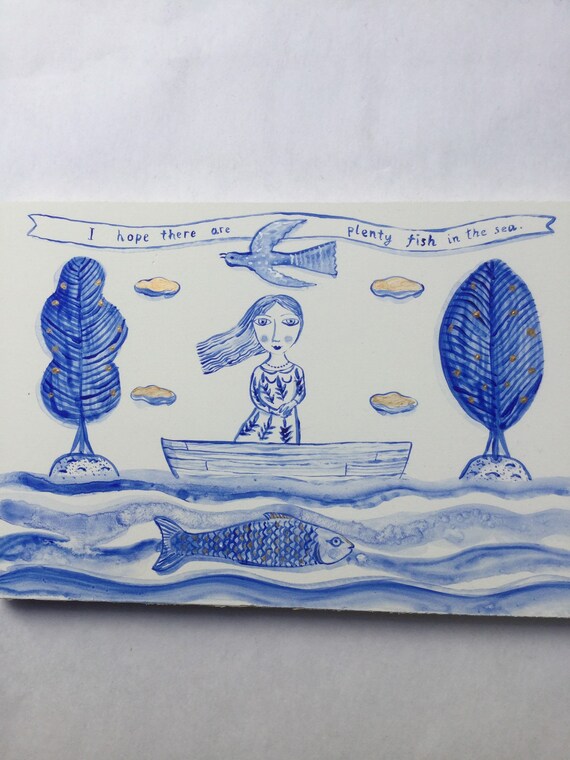 Ich hoffe es gibt viele Fische im Meer Etsy