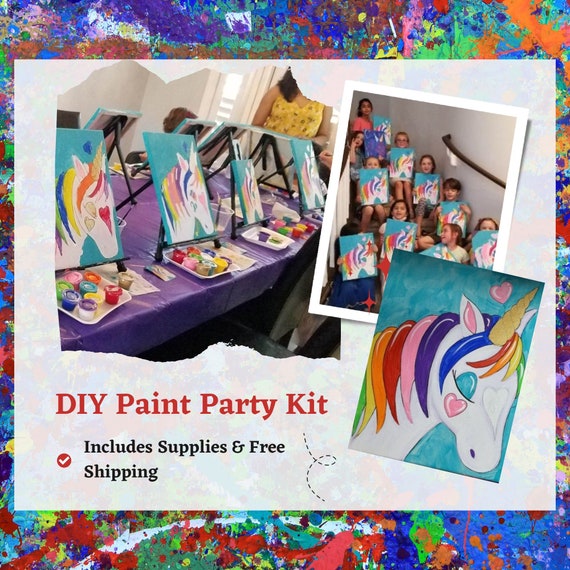 DIY Paint Party Kits for Kids Complete With All Supplies 