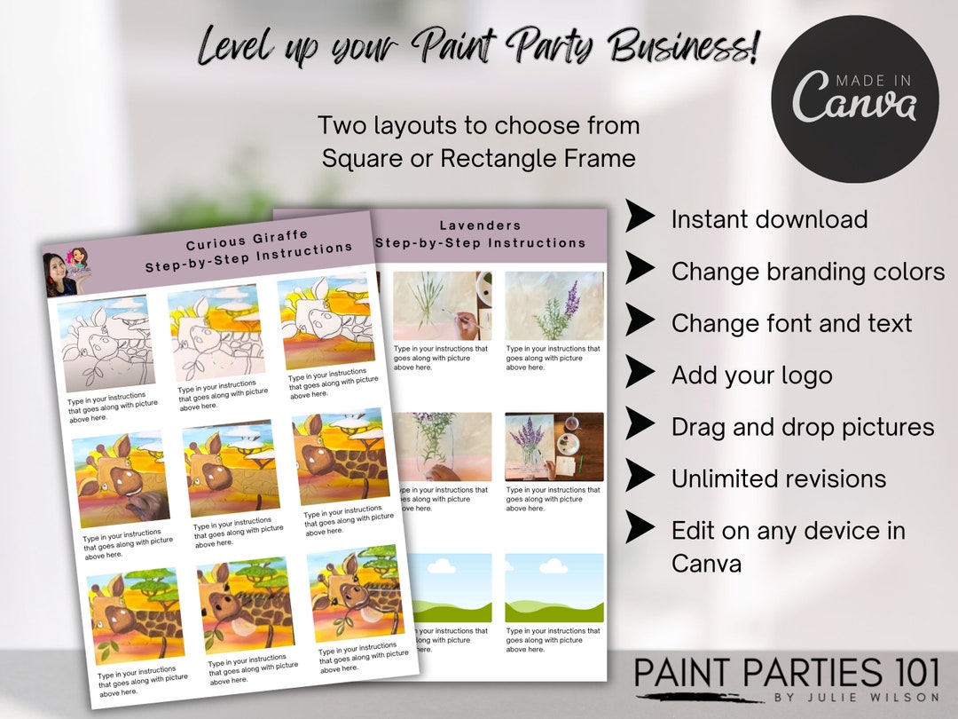 Sweetheart Birds Painting for 2 Couples DIY Paint Kit With All