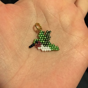 Motif de perles Colibri Brick Stitch