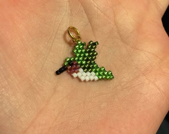 Brick Stitch Hummingbird Beading Pattern