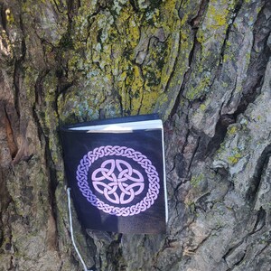 Pocket Leather Journal with Celtic Design