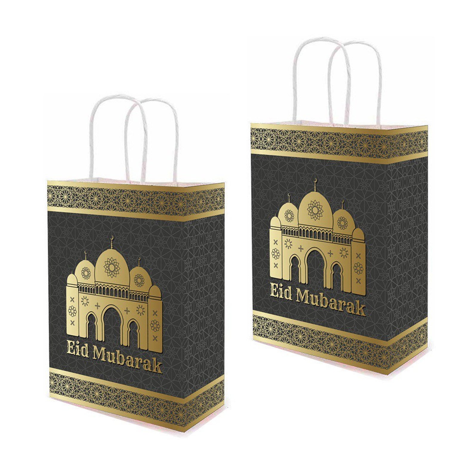Eid Mubarak Gift/favor Bags Pack of 12 Etsy