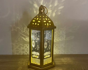 fair trade Moroccan style large tonal glass lantern, Slight Seconds 