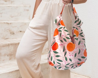 Sun-Kissed Orchard Scoop Tote Bag