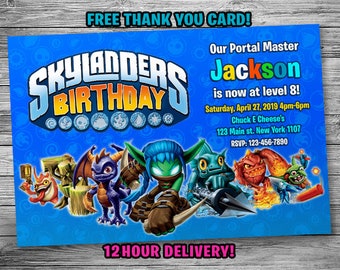 Skylanders Party Etsy