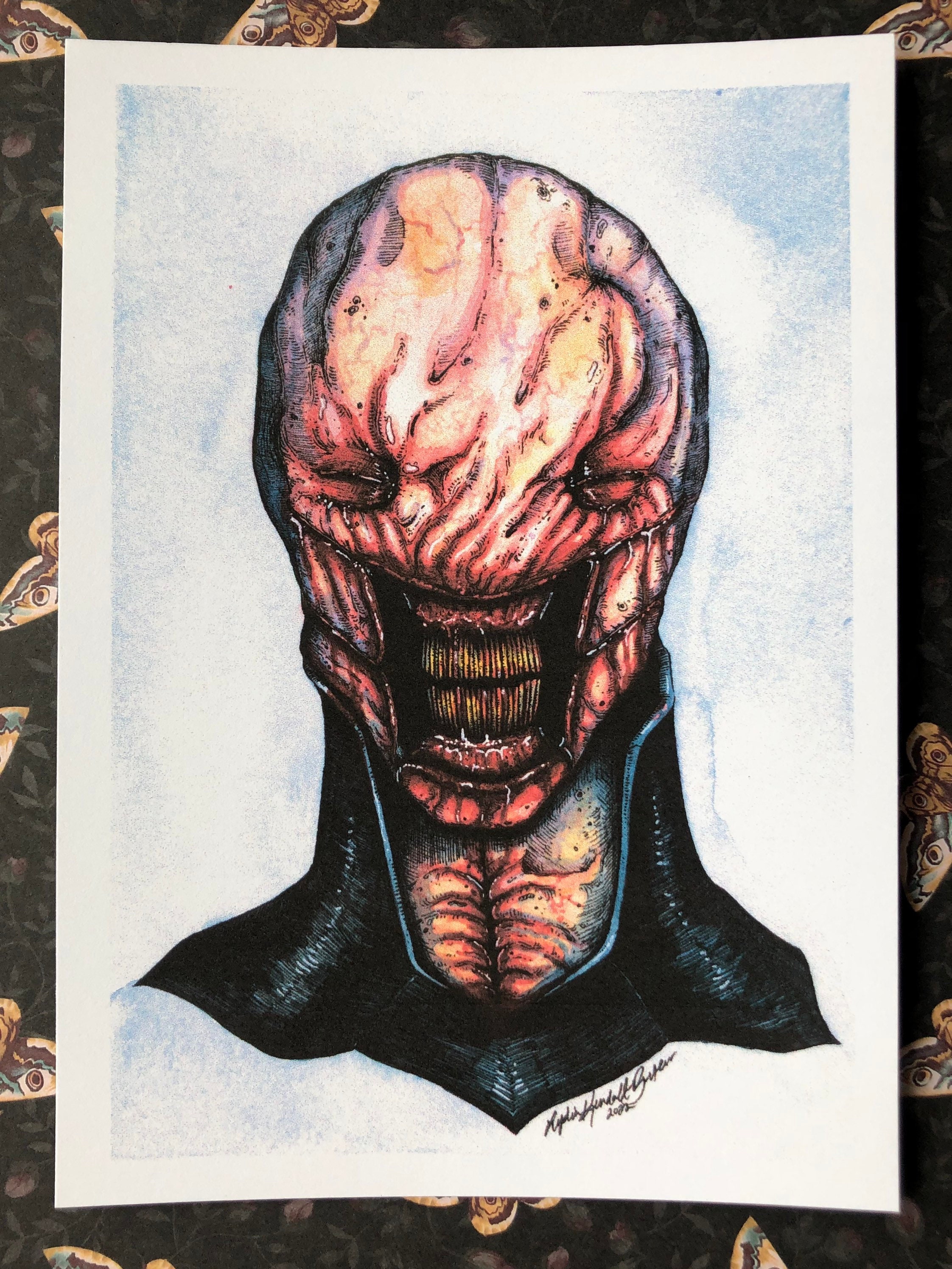 The Chattering Cenobite- 5x7in Art Print