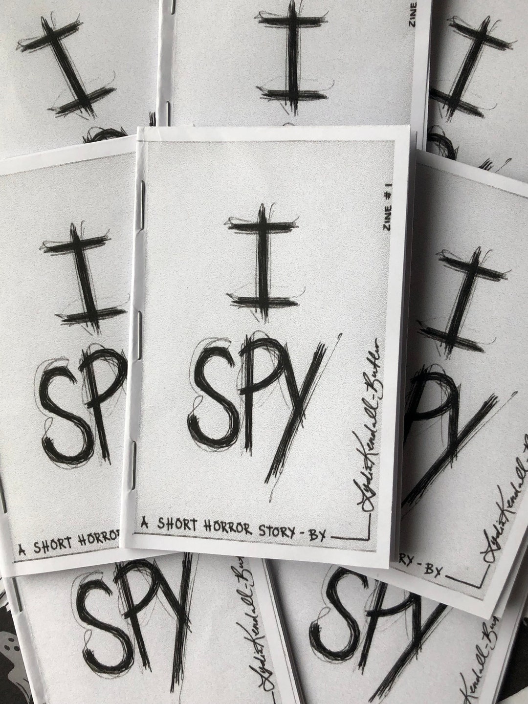 I Spy- an Illustrated Short Horror Story- Zine #1 - Etsy