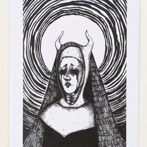 The Nun- 5x7in Art Print