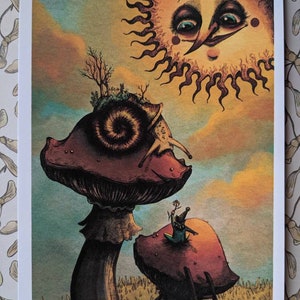 Sunshine Pals- 5x7in Surrealism Art Print