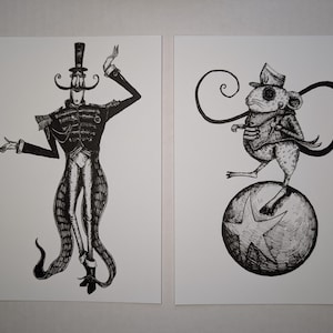 Mr. B & His Jumping Mouse Print Bundle- 5x7in Art Prints