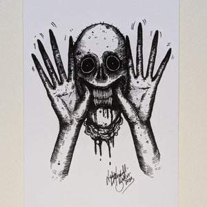 Playful Creep- 4x6in Art Print