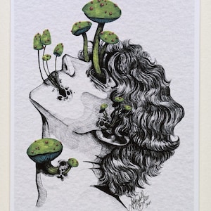 Death and Decay- 5x7in Art Print