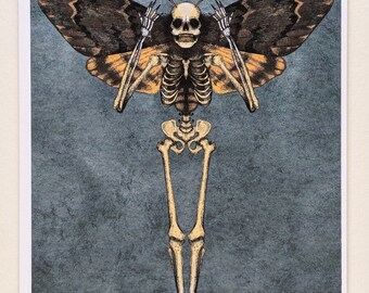 Go Towards the Light- 5x7in Art Print Dark Surrealism