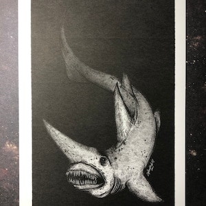 Deep Sea Demon- 5x7in Art Print