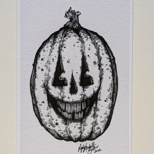 Mr. Jack O’Lantern- 4x6in Art Print