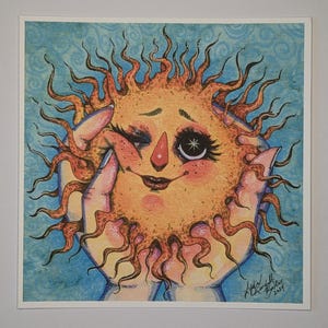 Little Sunshine - Stampa artistica limitata 6 x 6 pollici