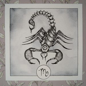 Zodiac Series- SCORPIO ORIGINAL PAINTING