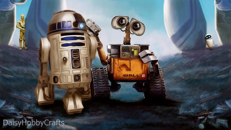 5d Diy Diamond Painting Kit Star Wars X Wall E And Eve R2d2 Etsy 5d Diy Diamond Painting Kit Star Wars X Wall E And Eve R2d2 Etsy