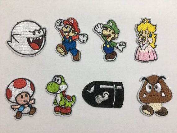 Yoshi Boo Ghost Princess Peach Bullet Bill Super Mario Etsy