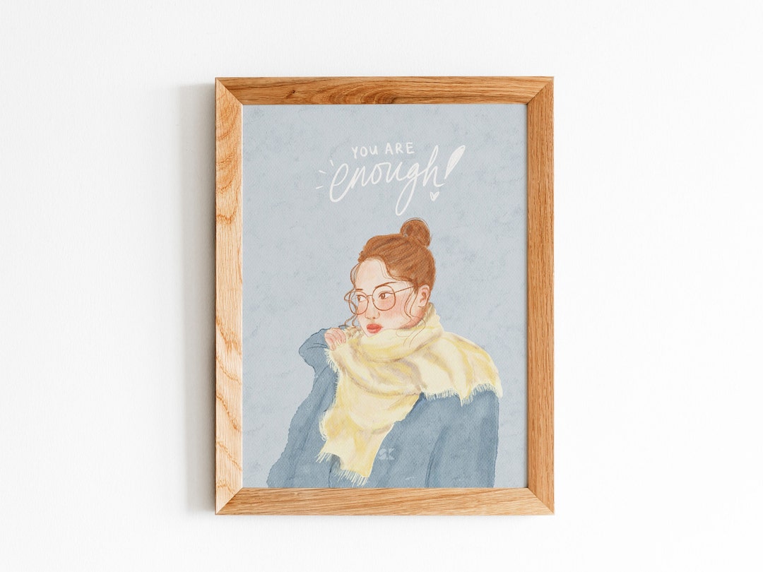 Watercolor Illustration, Motivational Quote Print, Digital Art Print ...