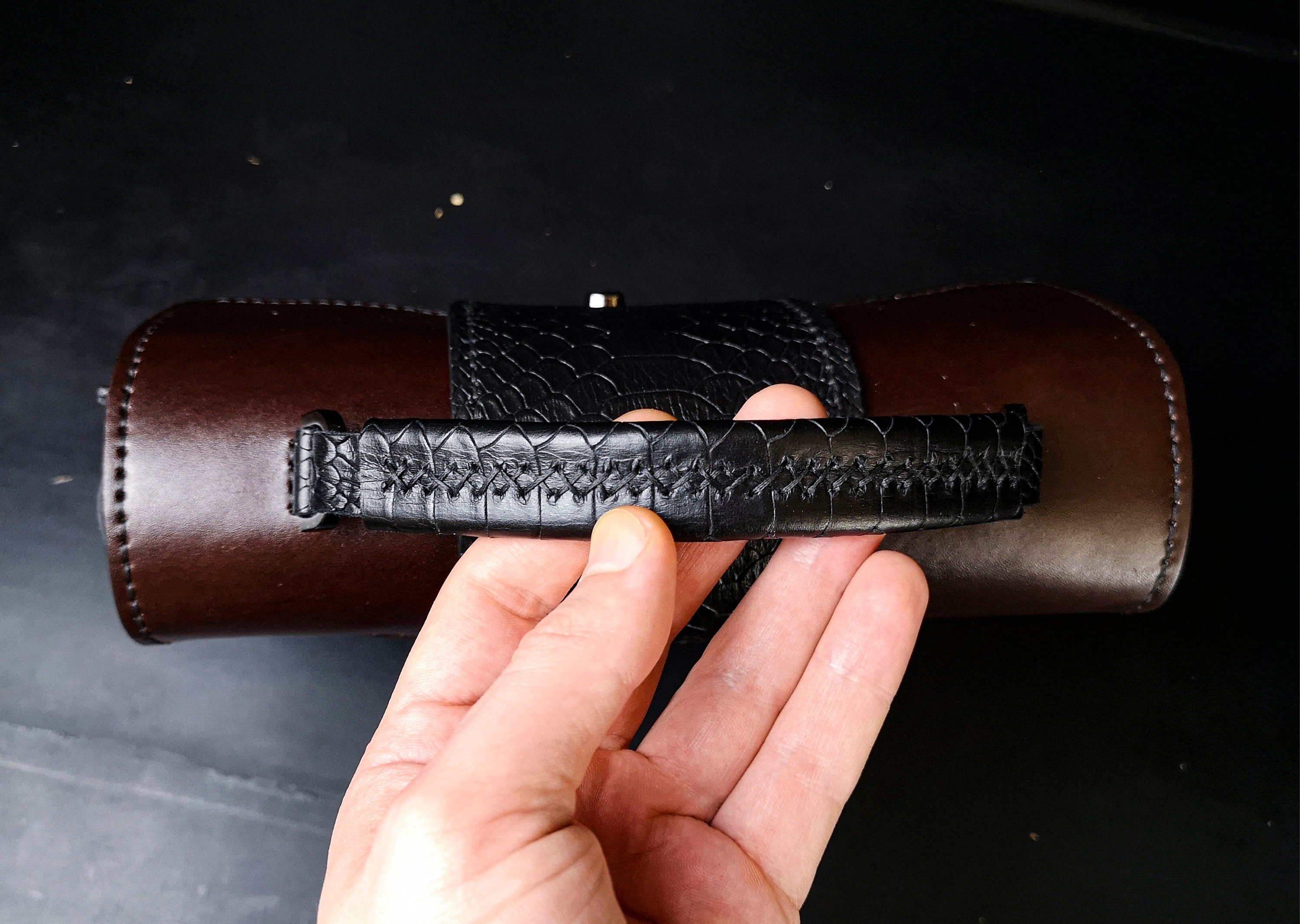 DIY Leather Handbag PDF Pattern templates. Pattern for Leathercraft and ...