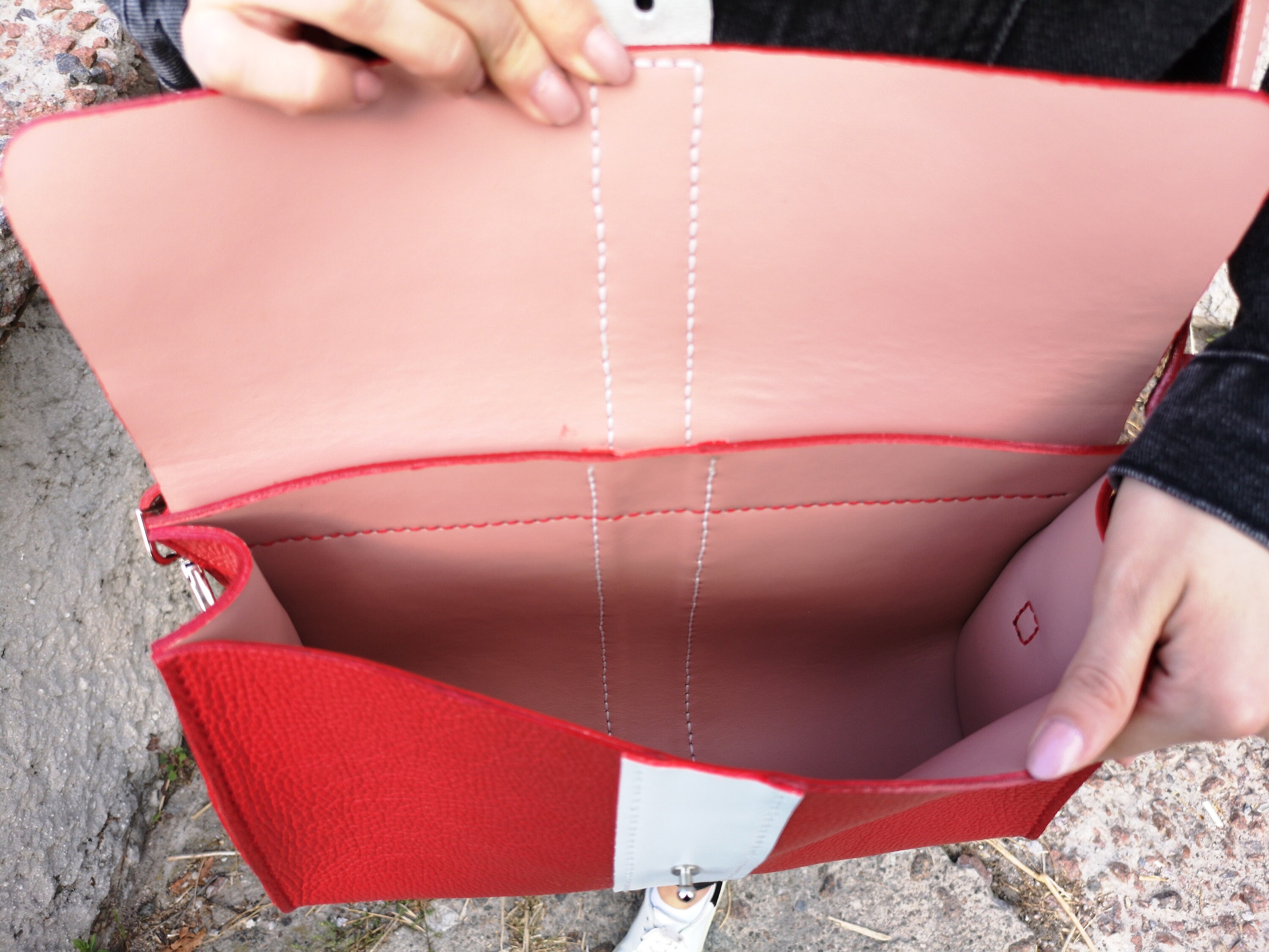Leather Bag Pattern - Leather Shoulder Bag PDF Pattern for Leather ...