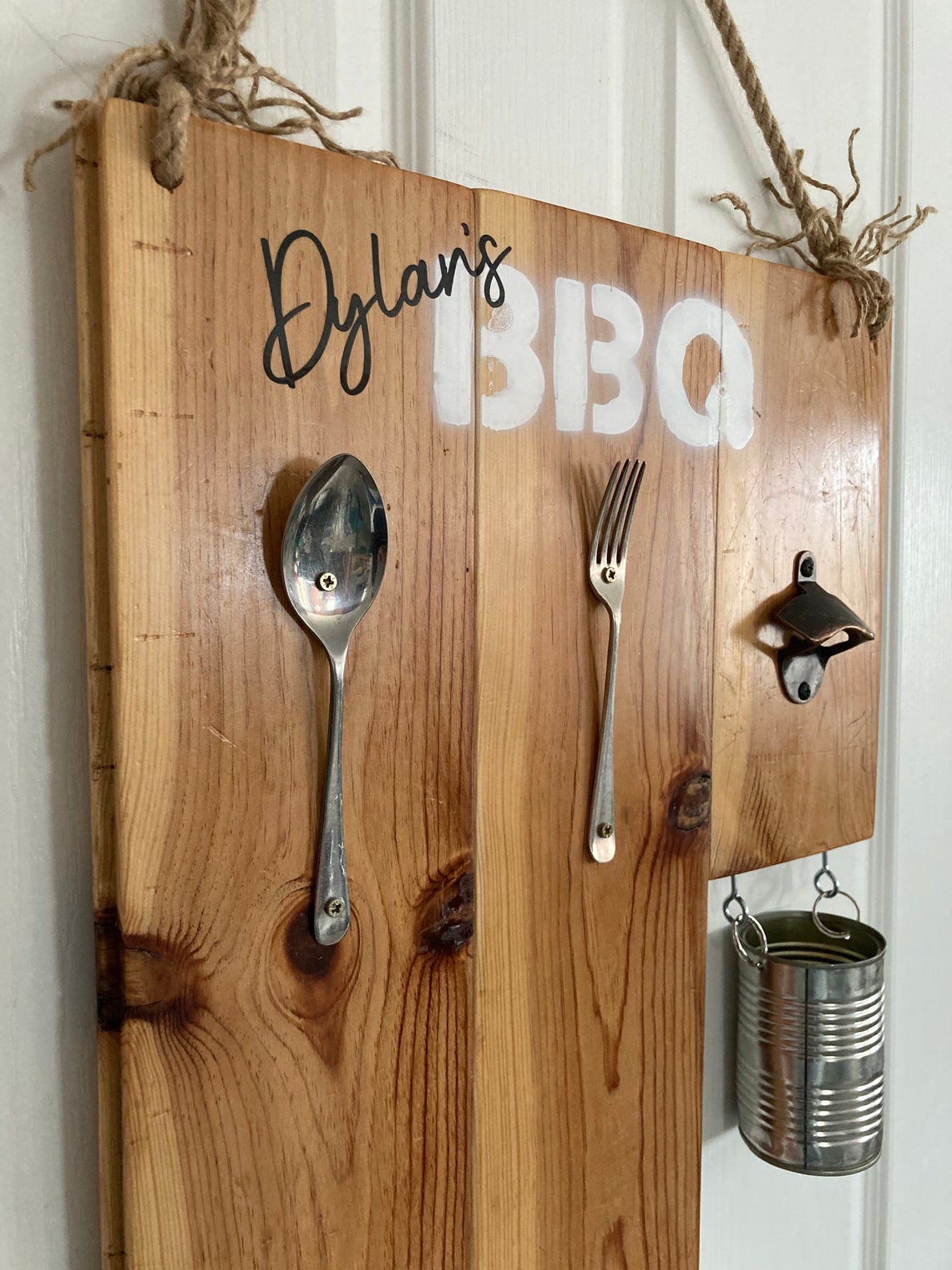 BBQ gifts grill tool hanger BBQ tool rack for wall garden Etsy