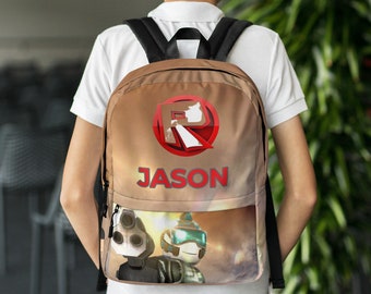 Personalized Boys Backpack Truck Backpack Trucks Book Etsy - roblox overnight backpack location