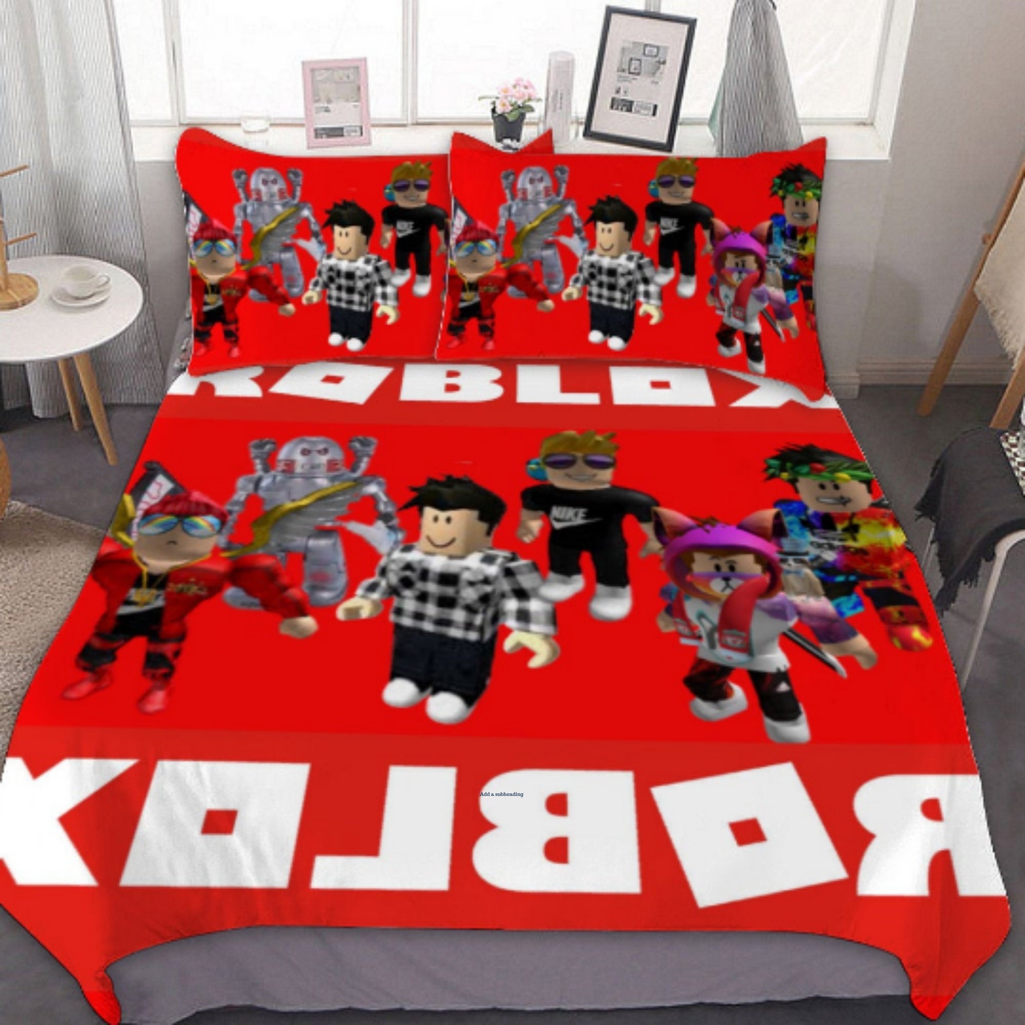 Roblox Boys Personalized Friends, Roblox Twin Bedding