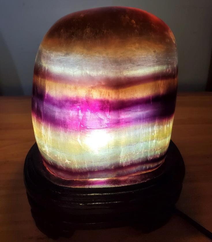 Lampe Fluorite Crystal Light