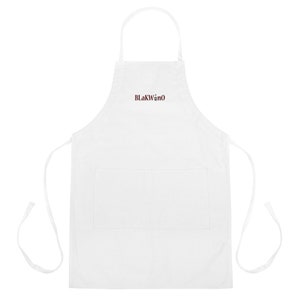 WinO Apron, Wine Apron, Gift for Mom, Gift for Dad, Wine Holiday, Embroidered Apron, Wine Gift, Wine Lover Gift, Wine Kitchen Apron