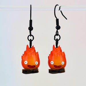 Calcifer Earrings