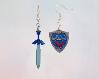 Master Sword & Hylian Shield Earrings