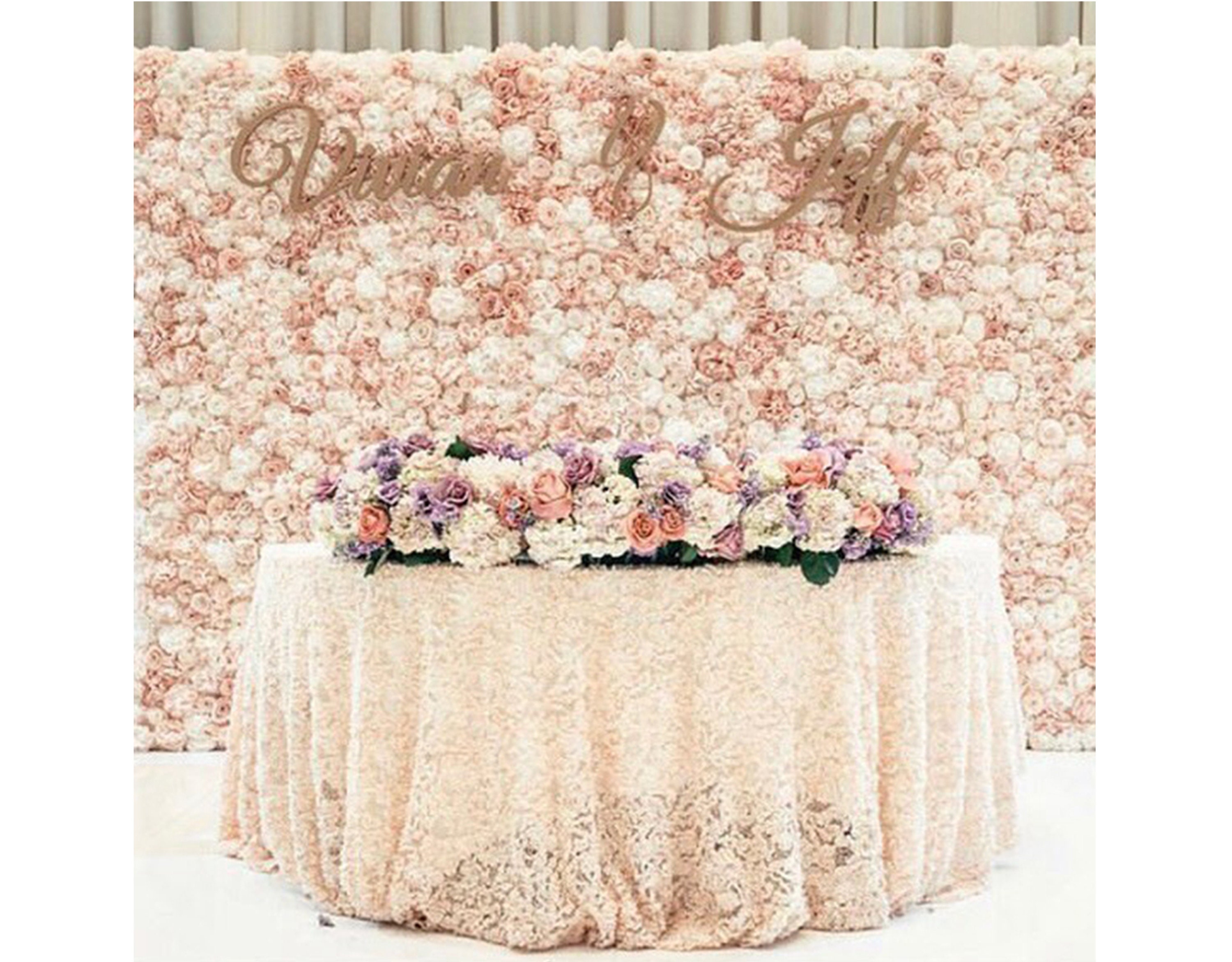 Flower Wall Backdrop 3D Artifical Simulation Flora Wall Etsy