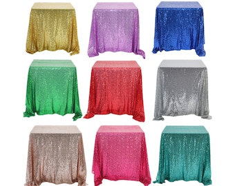 Glitter Pailletten Rechteckige Gestickte Tischdecke für Party Weihnachtsdekor, Pailletten Tischläufer, Hochzeit Tischdekoration, Party Home Decor