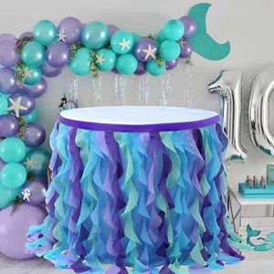 Table Skirt Tulle Tutu Tabke Skirt Tableware for Wedding Decoration Baby Shower Decorations Party Decorations Table Skirting,Table Decor