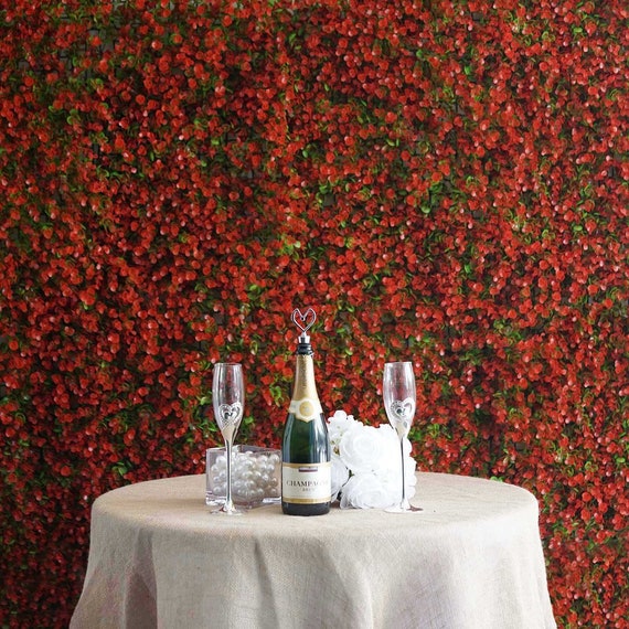 Rot 3D-knstliche Pflanzenwand Kunstrasenblatt Gras-Panel-Dekor fr  Hochzeit-Geburtstags-Party Backdrop-Werbungs-Wand Kreatives Gras - Etsy  sterreich