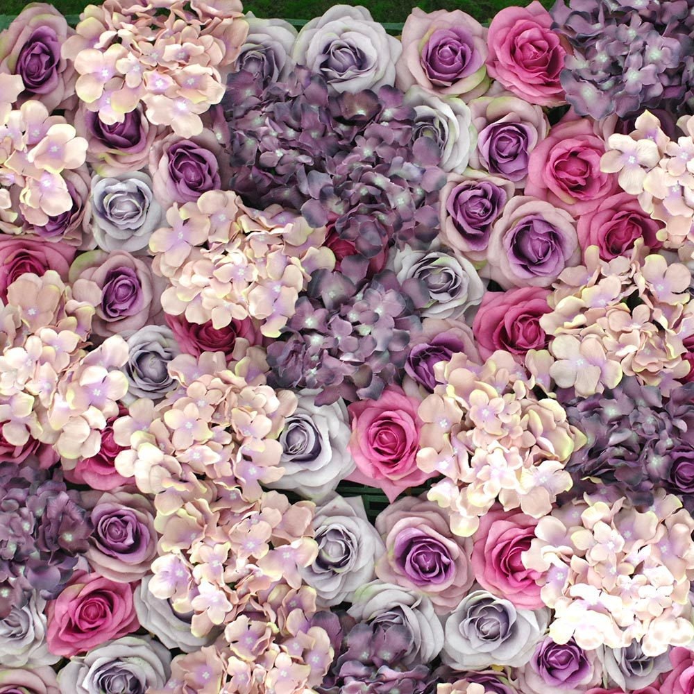 Baby Blue Rose Flower Backdrop Wedding Decor Romantic 3D Artificial Baby Blue Rose Flower Backdrop Wedding Decor Romantic 3D Artificial